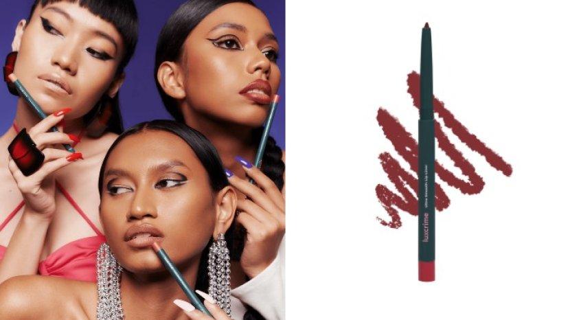 Hadir dalam 3 Warna, luxcrime Ultra Smooth Lip Liner, Cocok untuk Memberikan Ilusi Bibir Tebal
