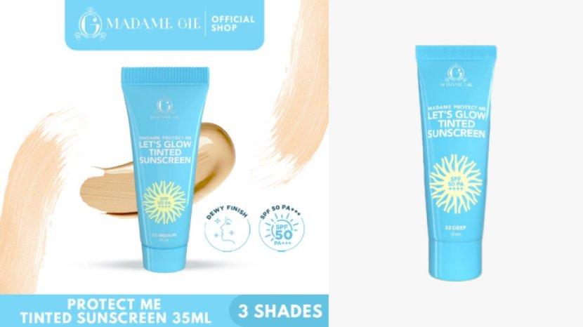 Review MADAME GIE Protect Me Let's Glow Tinted Sunscreen, Bikin Kulit Wajah Glowing dan Terlindungi