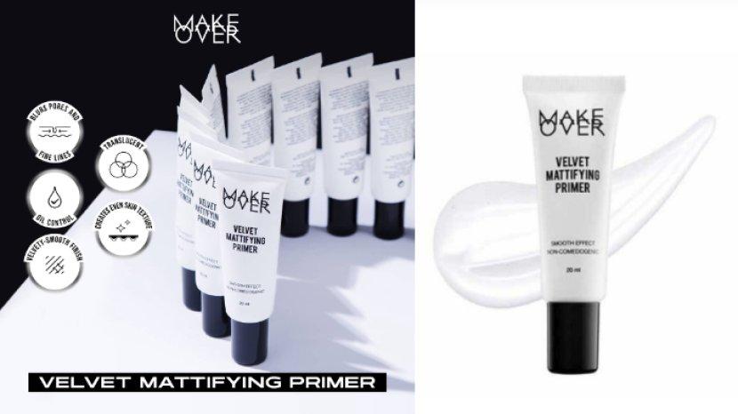 Review MAKE OVER Velvet Mattifying Primer, Ampuh Samarkan Pori-pori, Wajah Bebas Kilap