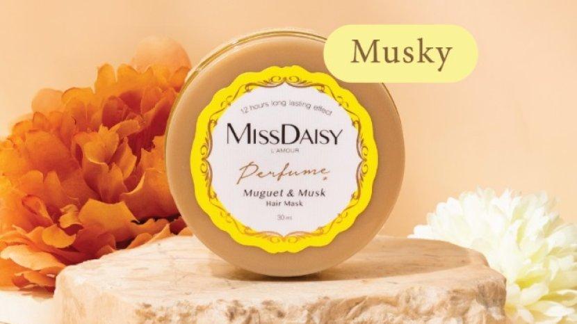 Review MISS DAISY Luxurious Muguet & Musk French Perfume Hair Mask, Perawatan Rambut Bercabang