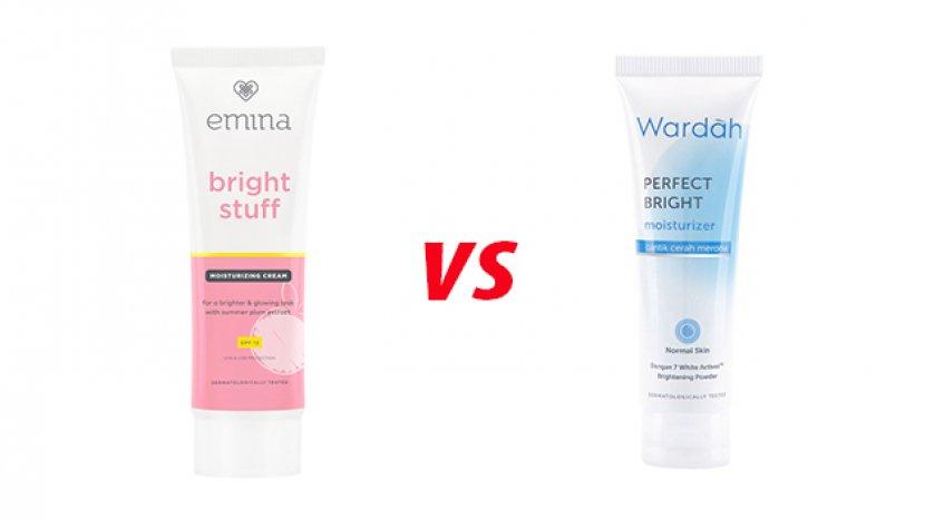 Emina Bright Stuff Moisturizing Vs Wardah Perfect Bright Moisturizer, Mana yang Lebih Bagus?