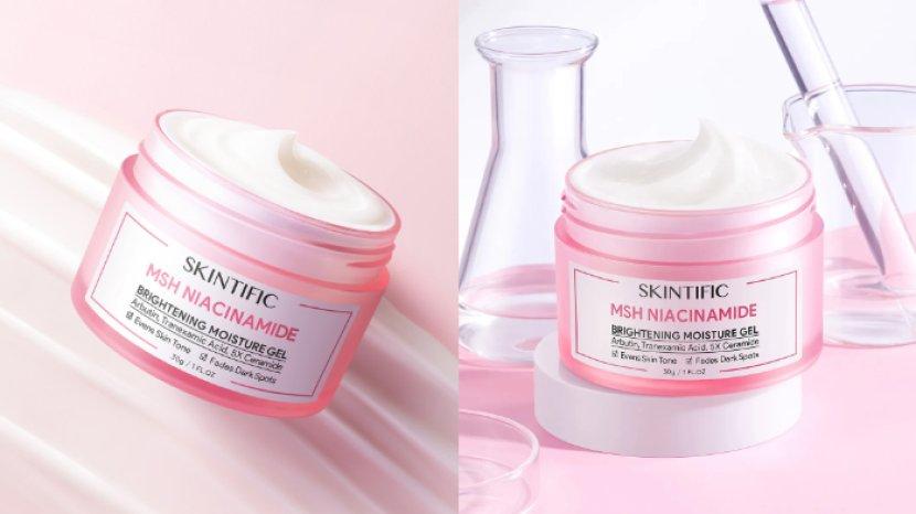 Review SKINTIFIC MSH Niacinamide Brightening Moisture Gel, Ampuh Meratakan Warna Kulit dalam 14 Hari