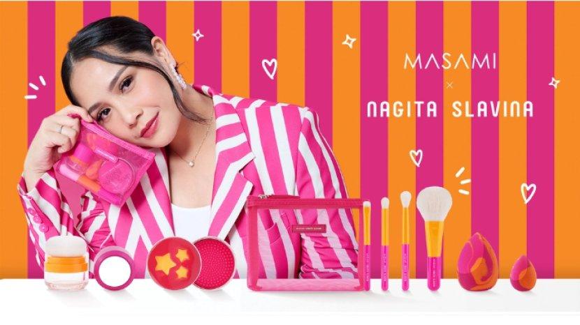 Nagita Slavina X MASAMI, Kepoin Koleksi Brush Makeupnya Yuk, Ukuran Mini, Pas Buat Travelling