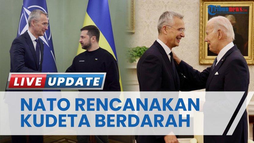 Rencanakan Kudeta Berdarah, AS Pimpin NATO Gunakan Ukraina sebagai 'Boneka' Lawan Rusia