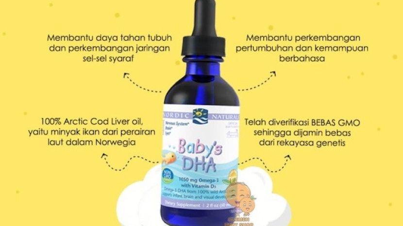 Review Nordic Baby's DHA, Mengandung Minyak Ikan Arctic Cod dengan Kandungan DHA Tertinggi