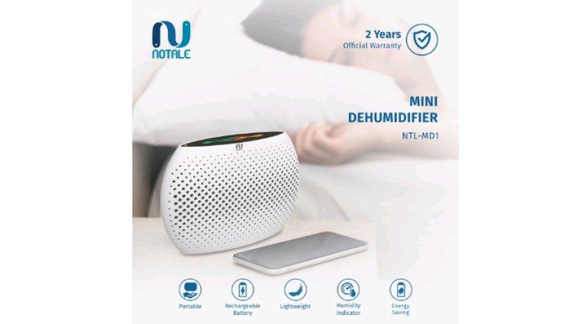 Review NOTALE Mini Dehumidifier Air Dryer, Mampu Kurangi Lembap Hingga Cegah Tungau