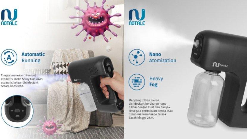 Review NOTALE Nano Spray Gun Machine NTL-NG988, 3 Fungsi dalam 1 Alat untuk Sterilkan Ruangan