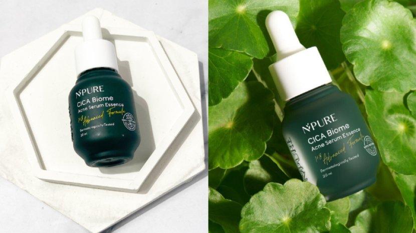Review NPURE CICA Biome Acne Serum Essence, Perawatan Kulit Berjerawat dengan 100 Persen Bahan Alami