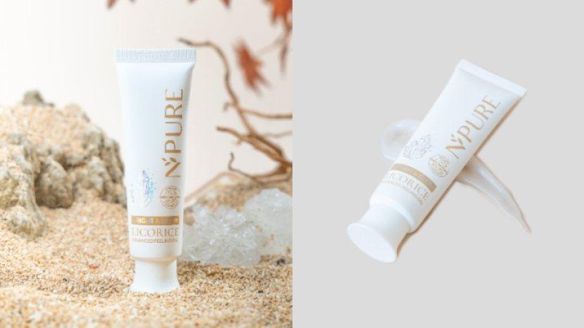 Review NPURE Licorice Advanced Peeling Gel, Bikin Wajah Halus, Ampuh Hilangkan Sel Kulit Mati