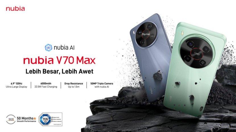 Review nubia V70 Max, HP Rp 1 Jutaan dengan Baterai 6000 mAh dan Layar Besar