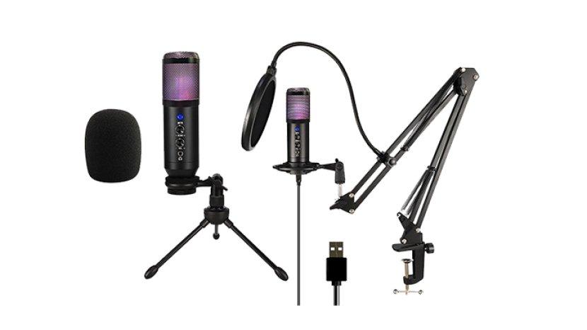 NYK Nemesis MCN-07 Trident, Mikrofon Gaming Murah Punya Fitur RGB & Noise Cancelling