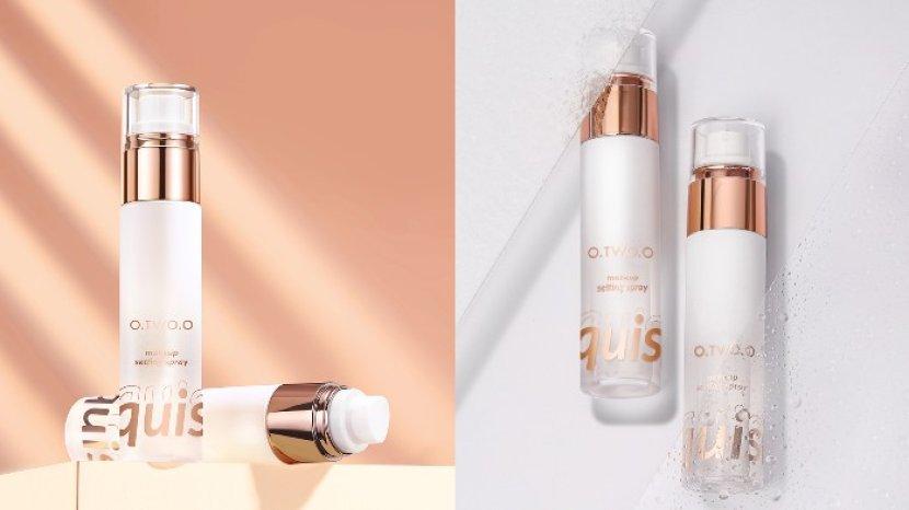Review O TWO O Makeup Setting Spray Long Lasting Moisturizing, Makeup Anti Transfer ke Masker