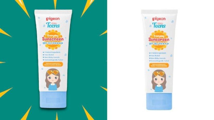 Review Pigeon Teens Everyday Sunscreen SPF 35 PA+++, Cocok untuk Kulit Wajah Remaja