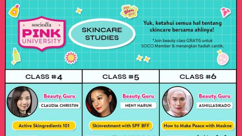 Gratis Hadirkan Program Menarik Sociolla Buka Pink University Class of 2021
