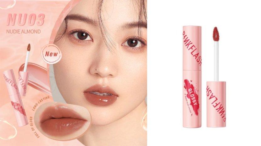 Review PINKFLASH Watery Glam Lip Gloss, Bikin Bibir Berkilau