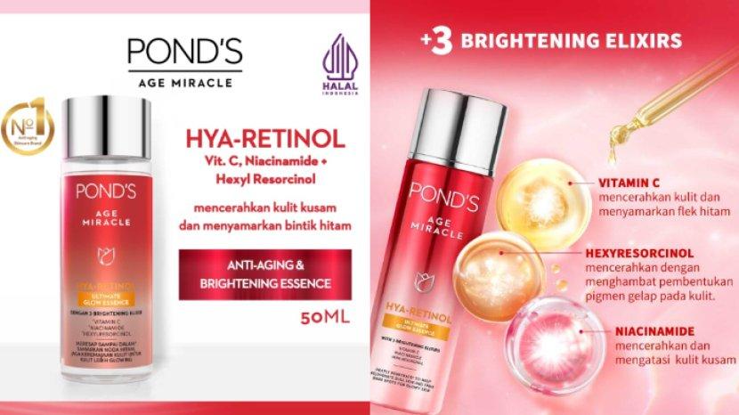Review PONDS Age Miracle Hya-Retinol Ultimate Glow Essence, Solusi Tepat untuk Lawan Keriput