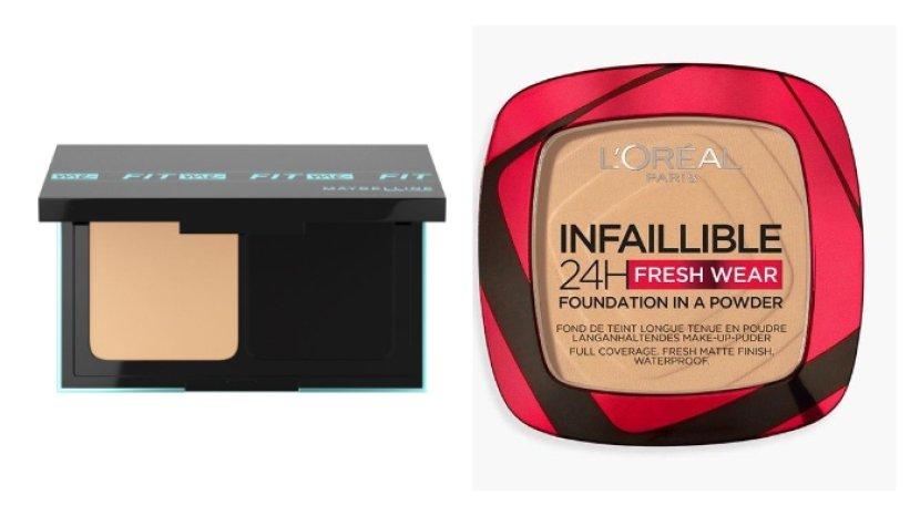Battle Makeup Powder Foundation MAYBELLINE vs LOREAL, Ampuh untuk Tutupi Noda di Wajah