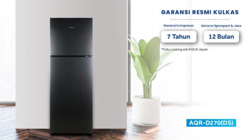Review AQUA Kulkas 2 Pintu AQR-D270, Kapasitas Besar Didukung Teknologi Full Insulation
