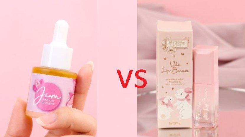 Battle Produk JIERA Natural Lip Serum vs Noera Vita Lip Serum, Yuk Tentukan Pilihanmu