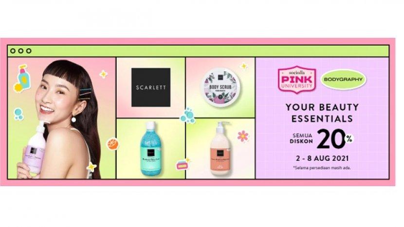 Jangan Lewatkan, Produk Scarlett Diskon 20% di Sociolla pada Periode 2-8 Agustus