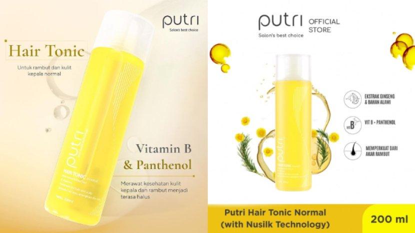 Review Putri Hair Tonic Kuning untuk Kulit Kepala Normal, Rasanya Seperti Habis Perawatan di Salon