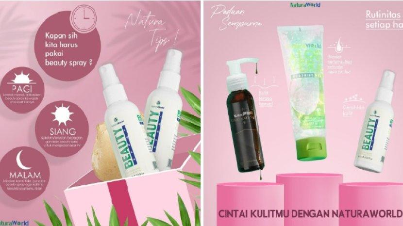 5 Rekomendasi Produk NaturaWorld Terbaik, Ada Serum Spray hingga Minuman Collagen
