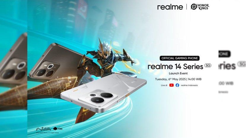 realme 14 5G Siap Rilis dengan Snapdragon 6 Gen 4 Pertama di Indonesia, Tunggu 6 Mei 2025 Mendatang