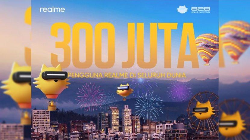 realme Capai 300 Juta Pengguna Global dalam 7 Tahun, Bukti Konsisten Hadirkan Inovasi Nyata