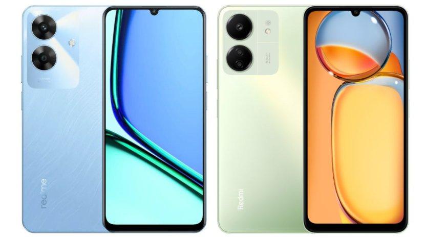 Adu Spesifikasi realme Note 60 dan Xiaomi Redmi 13C, Duel HP RAM 8 GB Murah Sejutaan, Pilih Mana?