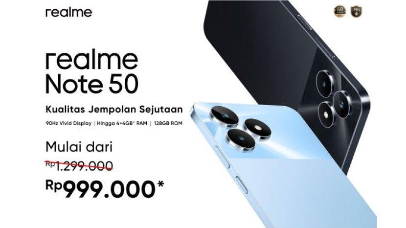 Review realme Note 50 yang Dijual Mulai Rp 999.000, HP Android Murah Kualitas Jempolan