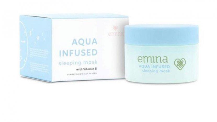 Review Emina Aqua Infused Mask, Menutrisi Kulit di Malam Hari