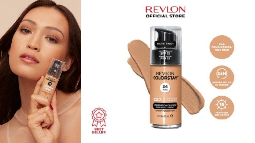 Review REVLON ColorStay Liquid Foundation For Combination, Tahan Minyak Hingga 24 Jam