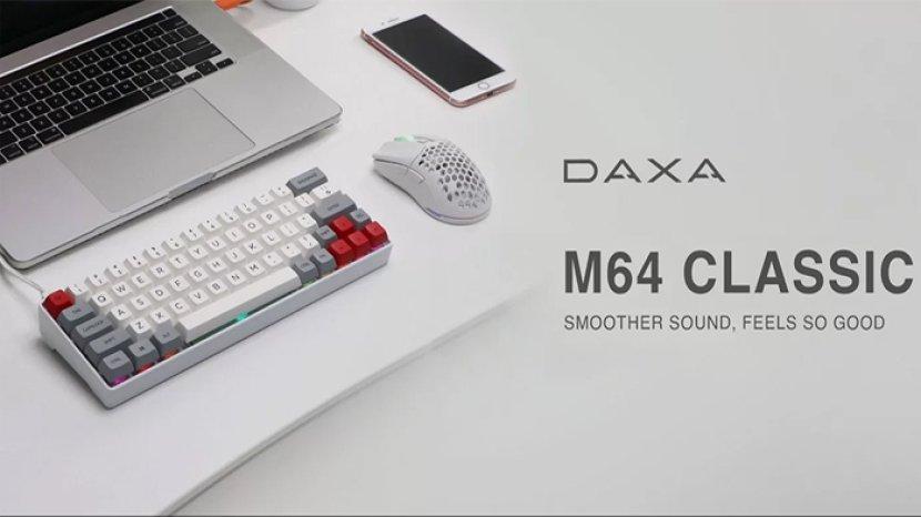 Cari Keyboard Gaming dengan Hot Swappable Switch? REXUS Daxa M64 Classic Bisa Jadi Pilihan
