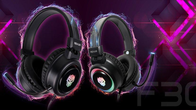 Review REXUS Vonix F30, Headset Gaming LED RGB dengan Spektrum Warna yang Luas