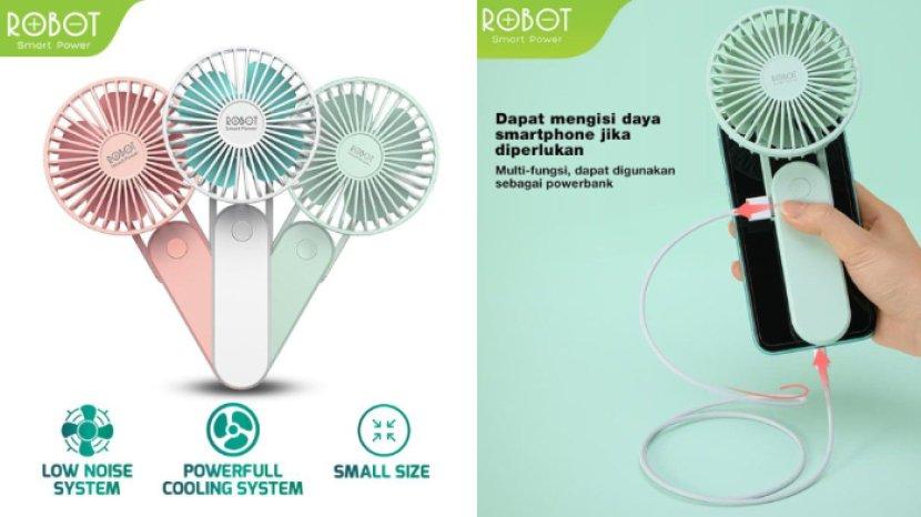 Review ROBOT RT-BF11 Mini Fan, Multifungsi Bisa Jadi Powerbank