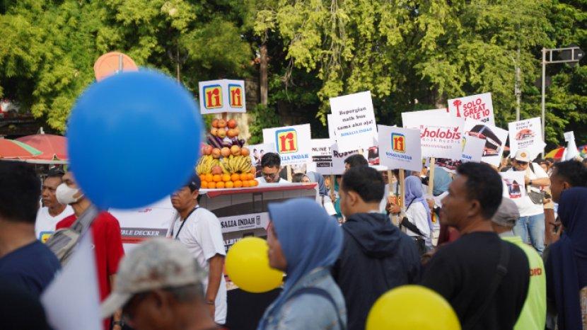 Rosalia Indah Turut Mewarnai Parade Pembukaan Event Solo Great Sale 2024