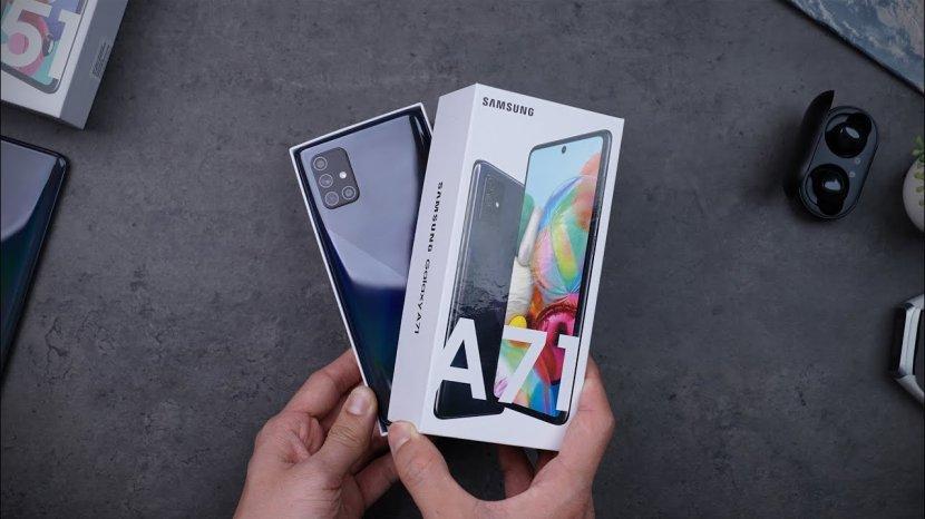 SAMSUNG Galaxy A71, Ponsel RAM Besar Harga Rp 4 Jutaan
