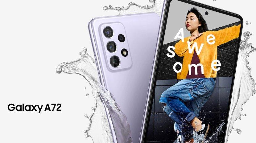 SAMSUNG Galaxy A72, Punya Layar Super AMOLED Sebening Kristal