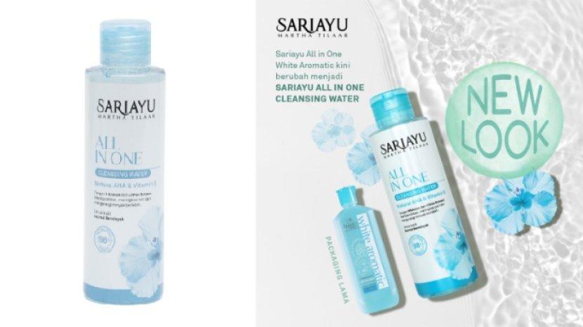 Review SARIAYU All In One Cleansing Water, Solusi untuk Kulit Wajah Berminyak saat Bersihkan Makeup