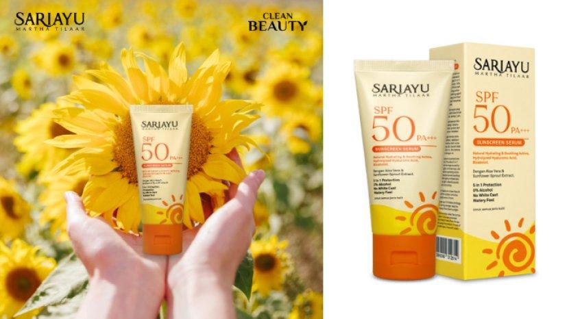 Review SARIAYU SPF 50 PA+++ Sunscreen Serum, Update Formula Terbaru Lebih Ampuh Lindungi Kulit Wajah
