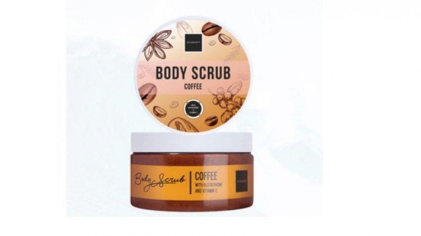 SCARLETT Whitening Body Scrub Coffee, Ampuh Cerahkan Kulit