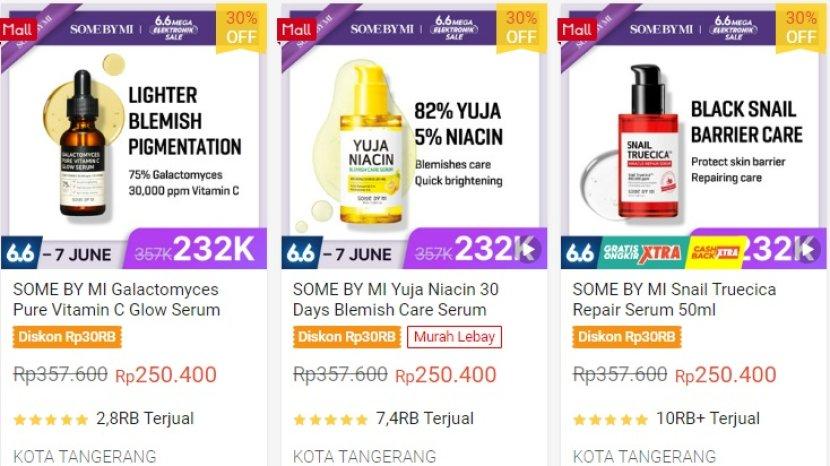 Mega Sale 6.6. Ini 5 Rekomendasi Serum Terbaik dari SOME BY MI yang Wajib Kamu Check Out