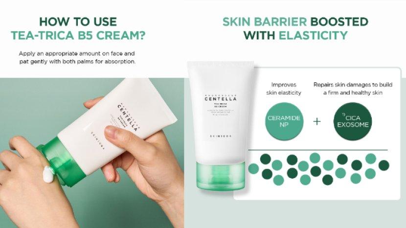 Review SKIN1004 Madagascar Centella Tea-Trica B5 Cream, Solusi Lembapkan Kulit Wajah Berjerawat