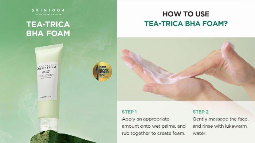 Review Lengkap SKIN1004 Madagascar Centella Tea Trica BHA Foam, Pembersih Wajah untuk Sensitive Skin