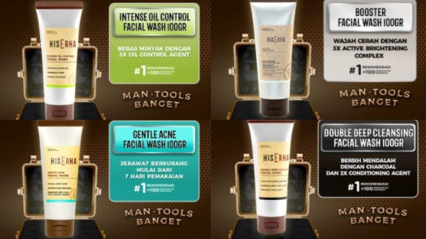 HIS ERHA, Skincare Pria yang Bikin Wajah Terawat, Ini 5 Produk Best Sellernya