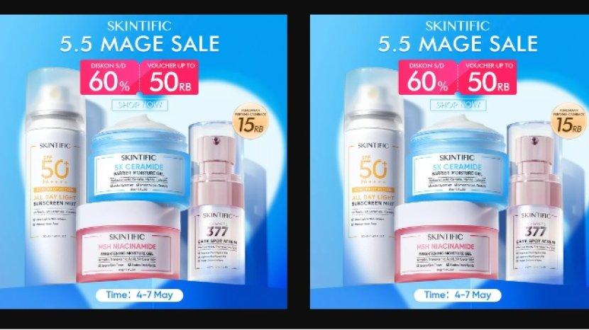 SKINTIFIC 5.5 MEGA BIG SALE Hanya 4 Hari, Ini 4 Rekomendasi Produk yang Wajib Kamu Check Out