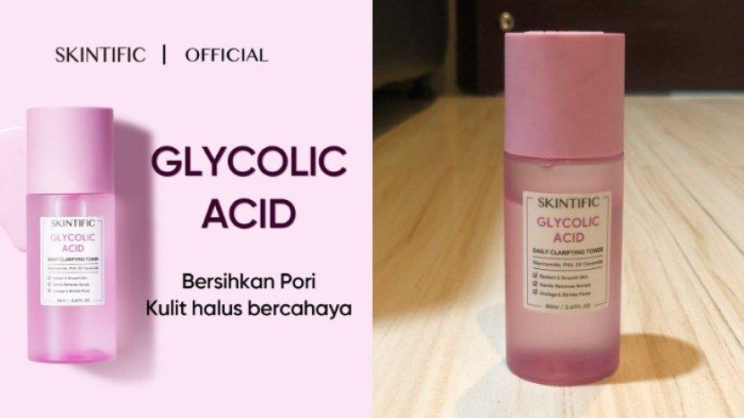 Review SKINTIFIC Glycolic Acid Daily Clarifying Toner, Skin Barrier Terawat, Kulit Bebas Jerawat
