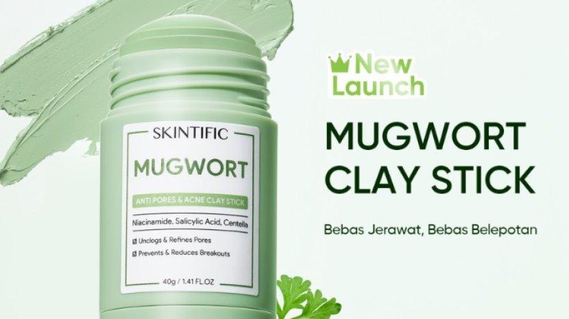 Review SKINTIFIC Mugwort Acne Clay Stick, New Launch Produk yang Ampuh Basmi Bruntusan