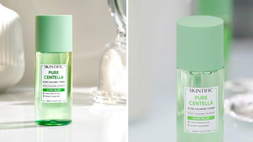 Review SKINTIFIC Pure Centella Acne Calming Toner, New Launch Product untuk Acne Fighter
