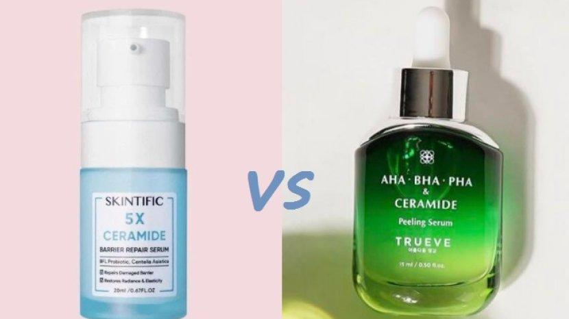 Battle Serum Ceramide SKINTIFIC vs TRUEVE, Mana yang Kamu Pilih?